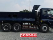 Bán trả góp xe ben 3 chân Thaco Auman D240 ETX Euro 4 thùng 10 khối - Vay 80 % Long An Tiền Giang Bến Tre