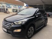 Bán Hyundai Santafe 4WD 2.4AT máy xăng màu đen VIP số tự động 2 cầu sản xuất 2015