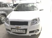 Bán Chevrolet Aveo LT 1.4MT màu trắng số sàn sản xuất T11/2018 biển tỉnh lăn bánh 1600km