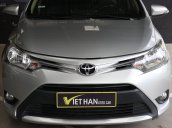 Bán Toyota Vios E 1.5MT màu bạc số sàn sản xuất 2016 biển Sài Gòn đi 63000km