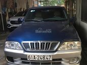 Cần bán lại xe Ssangyong Musso năm sản xuất 2001, màu xanh lam, máy dầu Turbo