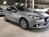 Bán Mazda 3 sedan 1.5AT màu xám bạc, số tự động, sản xuất 2016, biển Bình Dương, đi 19000km