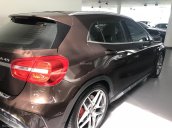 Bán xe GLA45 2017 màu nâu, nội thất đen, chính hãng