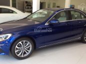 Bán Mercedes C200 2018, màu xanh Brilliant, nội thất kem