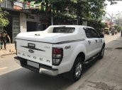 Bán Ford taỉ Ranger XLT 2014, hai cầu, máy dầu, màu trắng, xe zin cực đẹp