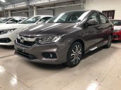 {Xe giao ngay} Bán Honda City TOP _ Màu titan. Tặng bảo hiểm thân xe, camera hành trình, phim cách nhiệt