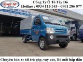 Ô Tô Tây Đô bán xe tải Dongben 810kg thùng bạt + giá rẻ nhất, xe có sẵn, Lh 0934 115 345