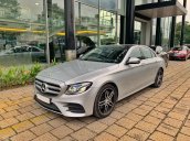 Bán xe Mercedes E300 bạc 2018 chính hãng. Trả trước 800 triệu nhận xe với gói vay ưu đãi