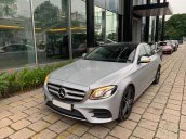 Bán xe Mercedes E300 bạc 2018 chính hãng. Trả trước 800 triệu nhận xe với gói vay ưu đãi