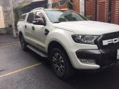 Gia đình bán Ford Ranger Wildtrak 3.2 4X4 AT 2016, số tự động, máy dầu, màu trắng, nhập khẩu