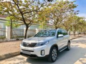 Bán xe Kia Sorento GAT 2017, máy xăng, màu bạc