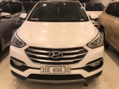 Cần bán xe Hyundai Santa Fe 2.4L full xăng SX 2017, màu trắng, giá chỉ 1 tỷ 85 triệu