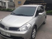 Bán xe Nissan Tiida 1.6 AT đời 2008, màu bạc, nhập khẩu Nhật Bản