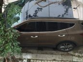 Bán xe Hyundai Santa Fe 2017, màu nâu, nhập khẩu  