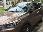 Bán xe Hyundai Santa Fe 2017, màu nâu, nhập khẩu  