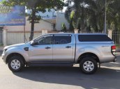 Bán Ford Ranger XLS model 2017, màu bạc, nhập khẩu, gắn thêm thùng còn mới toanh, giá 600tr