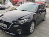 Bán Mazda 3 năm sản xuất 2015, màu đen, nhập khẩu xe gia đình, 612tr