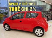 Bán ô tô Chevrolet Spark Duo năm sản xuất 2019, màu đỏ giá cạnh tranh