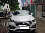 Cần bán xe Hyundai Santa Fe 2.4L 4WD sản xuất năm 2017, màu trắng