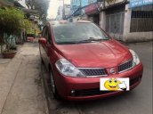 Cần bán xe Nissan Tiida 2008, màu đỏ, xe còn đẹp