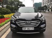 Cần bán lại xe Hyundai Santa Fe 2.4L 4WD đời 2017, màu đen