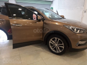 Cần bán lại xe Hyundai Santa Fe 2.4L full xăng 2017 màu nâu, 1 tỷ 090 triệu