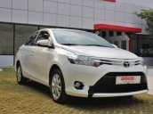 Bán Toyota Vios E 1.5AT sản xuất năm 2017, màu trắng, xe nguyên bản, tình trạng hoàn hảo