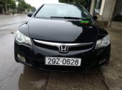 Bán xe Honda Civic sản xuất năm 2007, màu đen, xe nhập