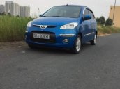 Bán ô tô Hyundai i10 đời 2009, màu xanh lam, nhập khẩu, giá tốt