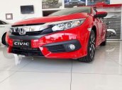 Cần bán xe Honda Civic 1.8E CVT năm sản xuất 2018, màu đỏ, nhập khẩu nguyên chiếc