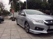 Bán xe Honda City 1.5CVT sản xuất 2017, màu bạc