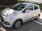 Cần bán gấp Hyundai Grand i10 1.0 AT đời 2015, màu bạc, xe nhập