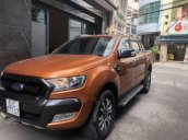 Bán Ford Ranger Wildtrak 3.2AT năm 2015, màu nâu 