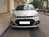 Cần bán lại xe Hyundai Grand i10 1.0MT đời 2015, màu bạc, xe còn mới và nguyên bản toàn bộ