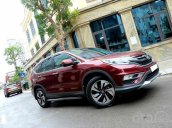 Cần bán gấp Honda CRV đời 2016 bản 2.4, màu đỏ mận