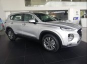 Bán xe Hyundai Santa Fe sản xuất 2019, màu bạc