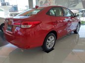 Bán xe Toyota Vios 1.5E CVT sản xuất năm 2019, màu đỏ, giá chỉ 554 triệu