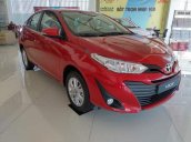 Bán xe Toyota Vios 1.5E CVT sản xuất năm 2019, màu đỏ, giá chỉ 554 triệu