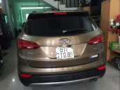 Bán Hyundai Santa Fe 2015, màu nâu chính chủ, giá tốt