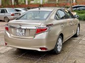 Cần bán chiếc xe Toyota Vios 1.5E MT (số sàn), màu vàng cát, nội thất màu kem, odo 48000 km