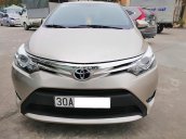 Bán Vios G sản xuất năm 2015, số tự động, máy xăng, màu ghi, nội thất màu đen, đã chạy 8,8 vạn km