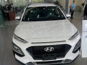 Bán Hyundai Kona 2019, màu trắng tiêu chuẩn trả trước 215tr nhận xe ngay