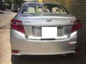 Cần bán gấp Toyota Vios 1.5E 2014, màu bạc, chính chủ