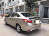 Bán Toyota Vios E 2017, đăng ký T6/2017, màu vàng cát