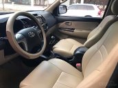 Bán Toyota Fortuner 2.5G đời 2014, màu đen số sàn