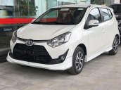 Bán Toyota Wigo 1.2G MT 2018, màu trắng, hoàn tất thủ tục đăng ký đăng kiểm trong ngày