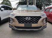 Bán xe Hyundai Santa Fe 2019 máy xăng, bản đặc biệt, màu nâu