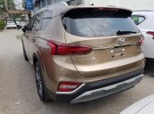 Bán xe Hyundai Santa Fe 2019 máy xăng, bản đặc biệt, màu nâu