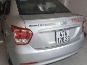 Bán xe Hyundai Grand i10 1.2MT năm 2015, màu bạc, full bản cao cấp