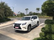 Bán xe Lexus GX460 đời 2016 màu trắng, nội thất đen, BSTP